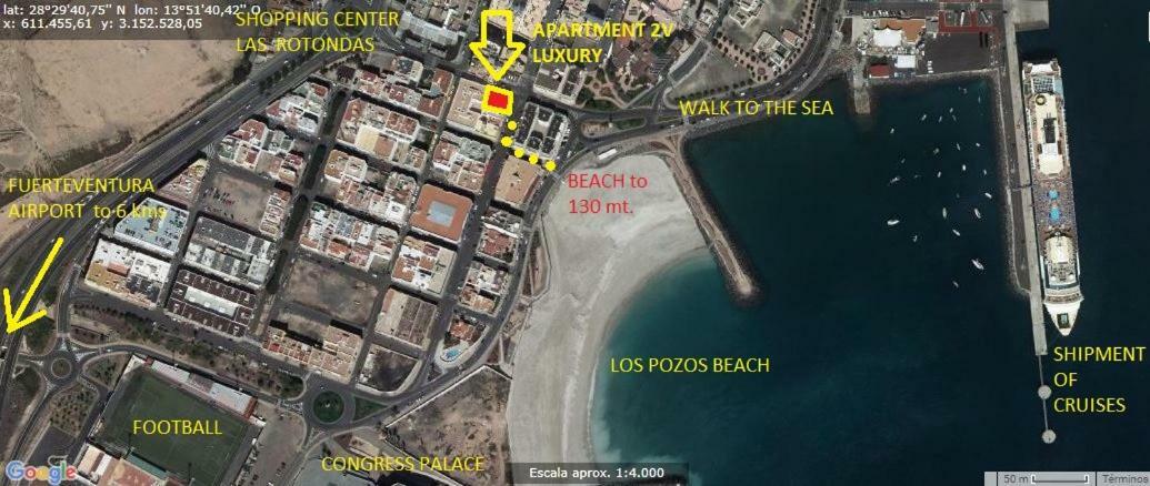 2V Luxury Apartment Near Beach Puerto del Rosario  Εξωτερικό φωτογραφία